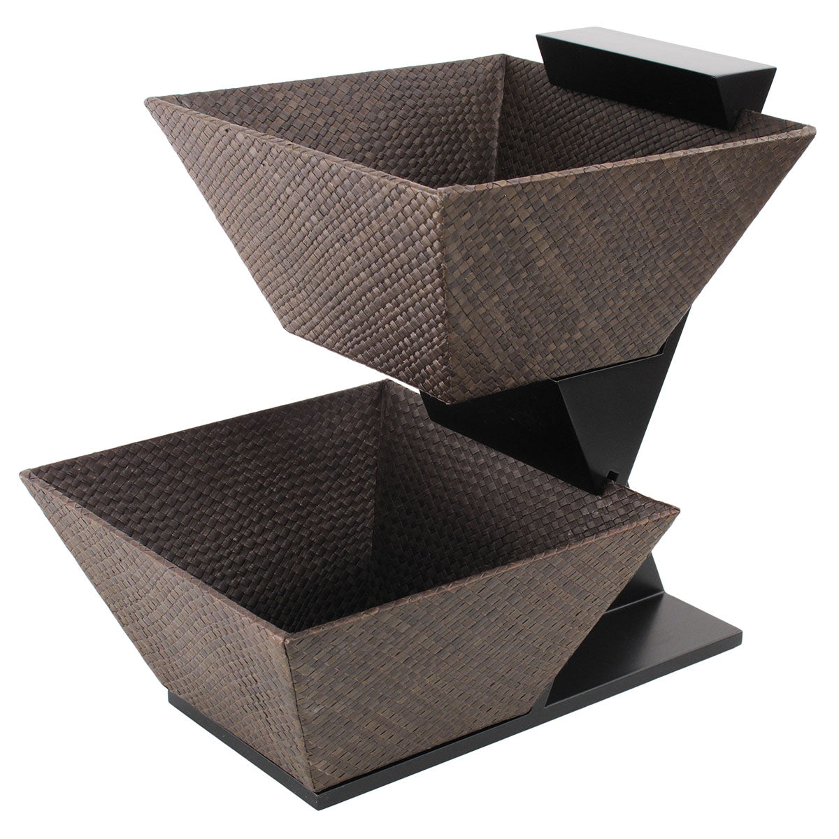 Stand for 2 Medium Square Bowls - Wood