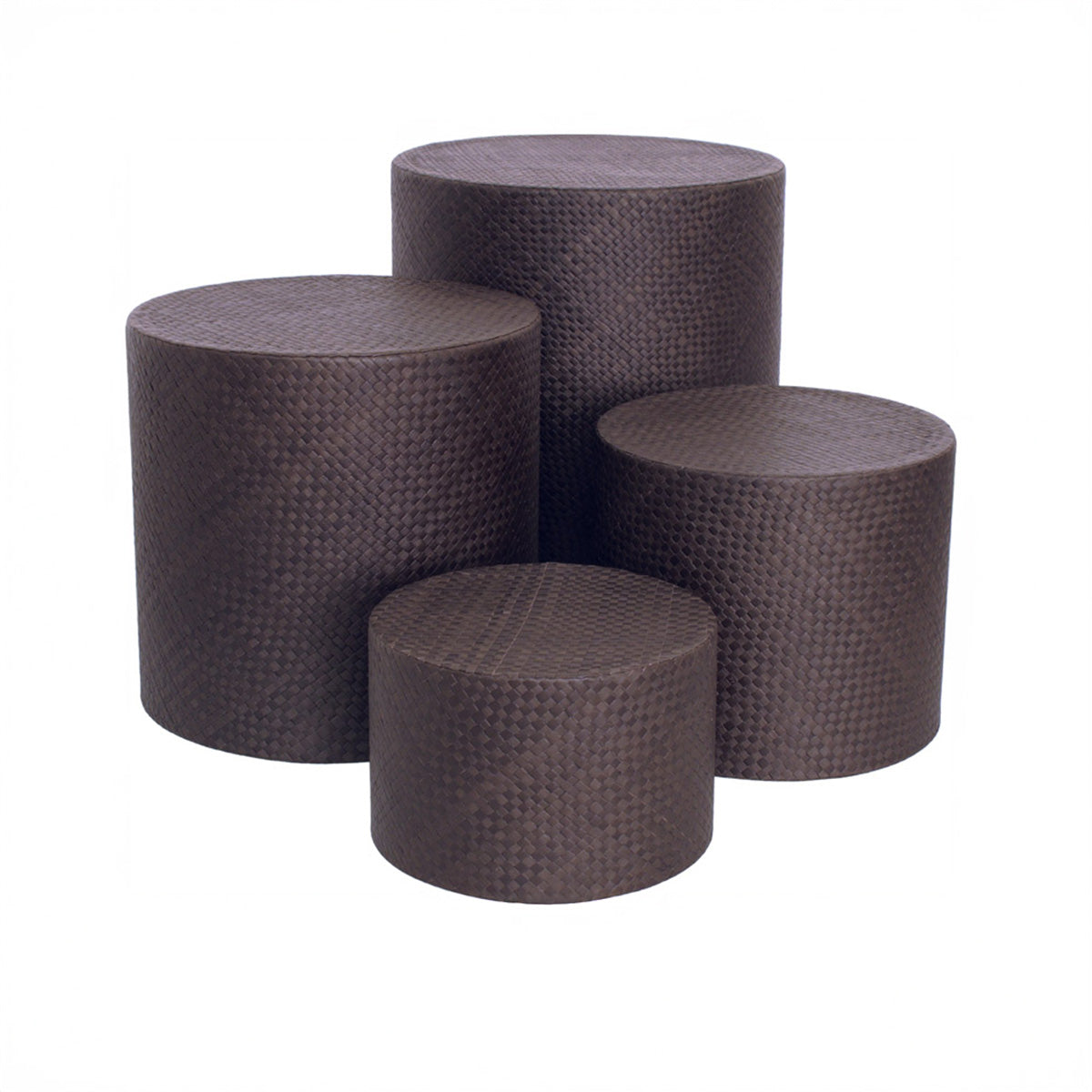 Set of 4 Round Nesting Risers - Pandan