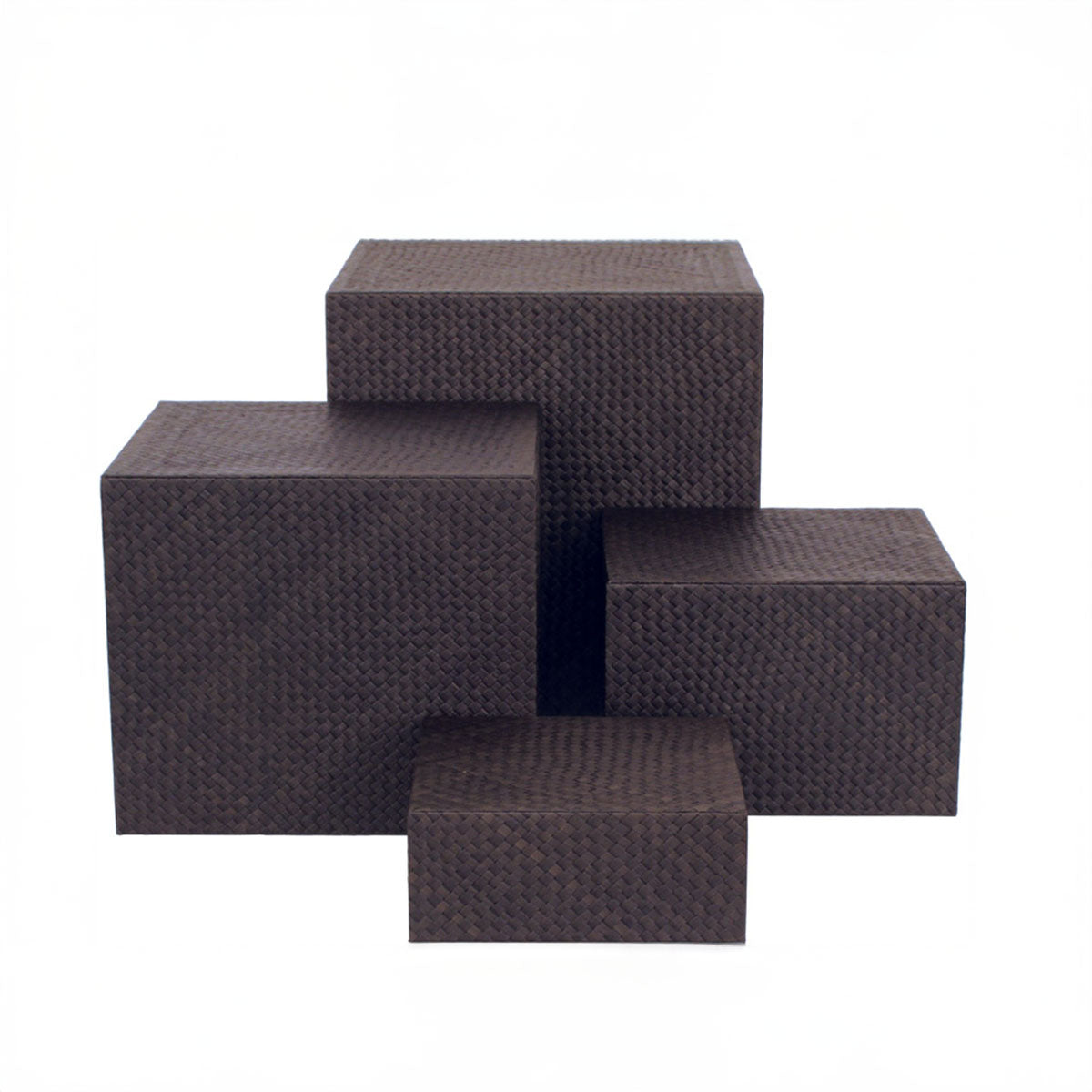 Set of 4 Square Nesting Risers - Pandan