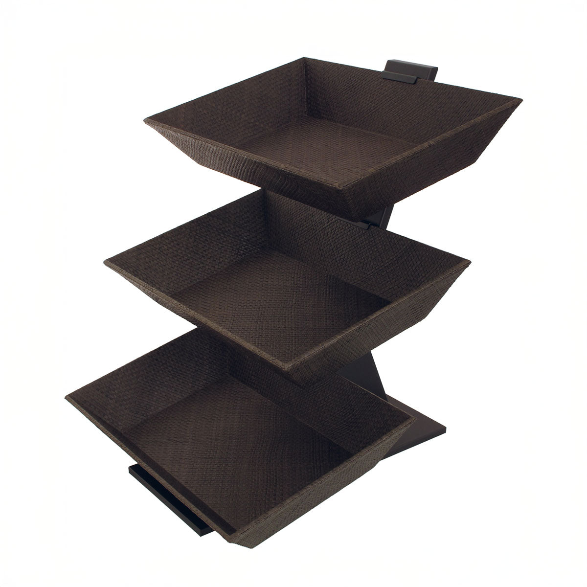 Stand for 3 Large Trays - Smooth Leather Match
