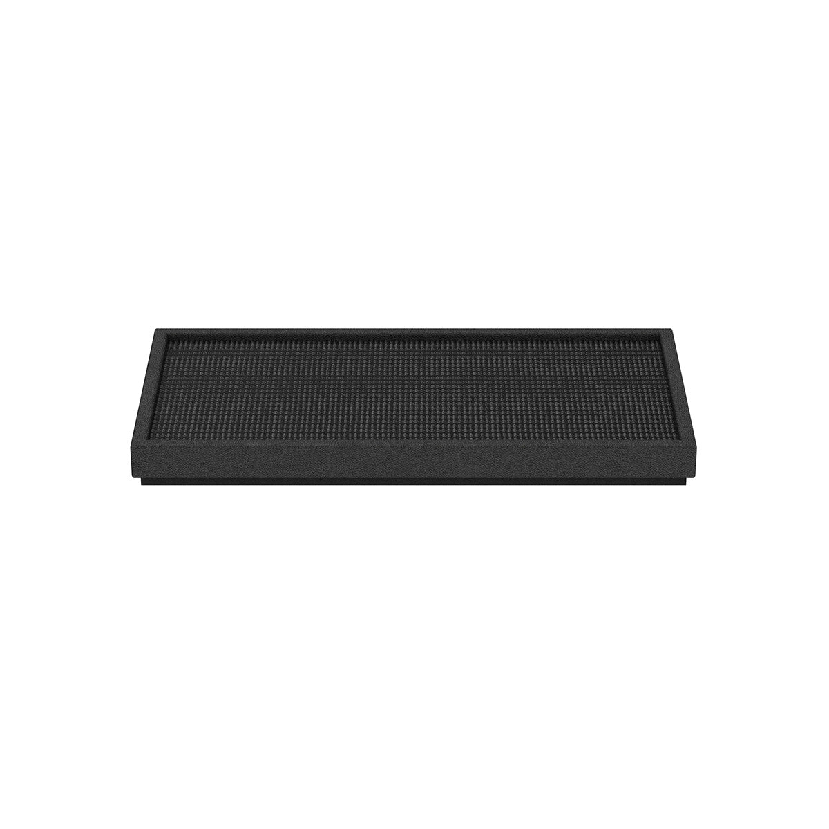 Small Rectangle Platform Tray - Classic Weave Leather Match - Signature Collection