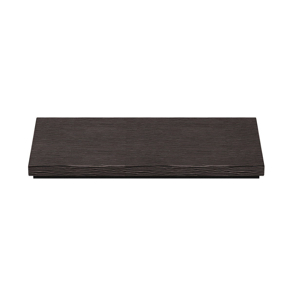 Small Rectangle Platform Tray - Wave Texture Leather Match - Signature Collection