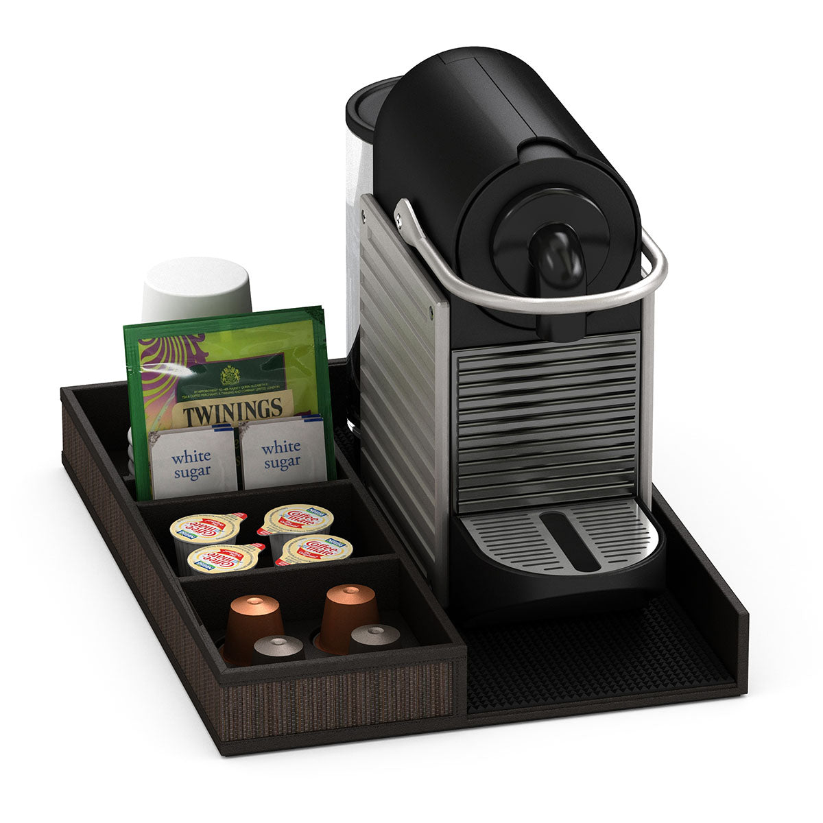 Coffee Machine and Condiment Tray - Classic Mendong - Signature Collection