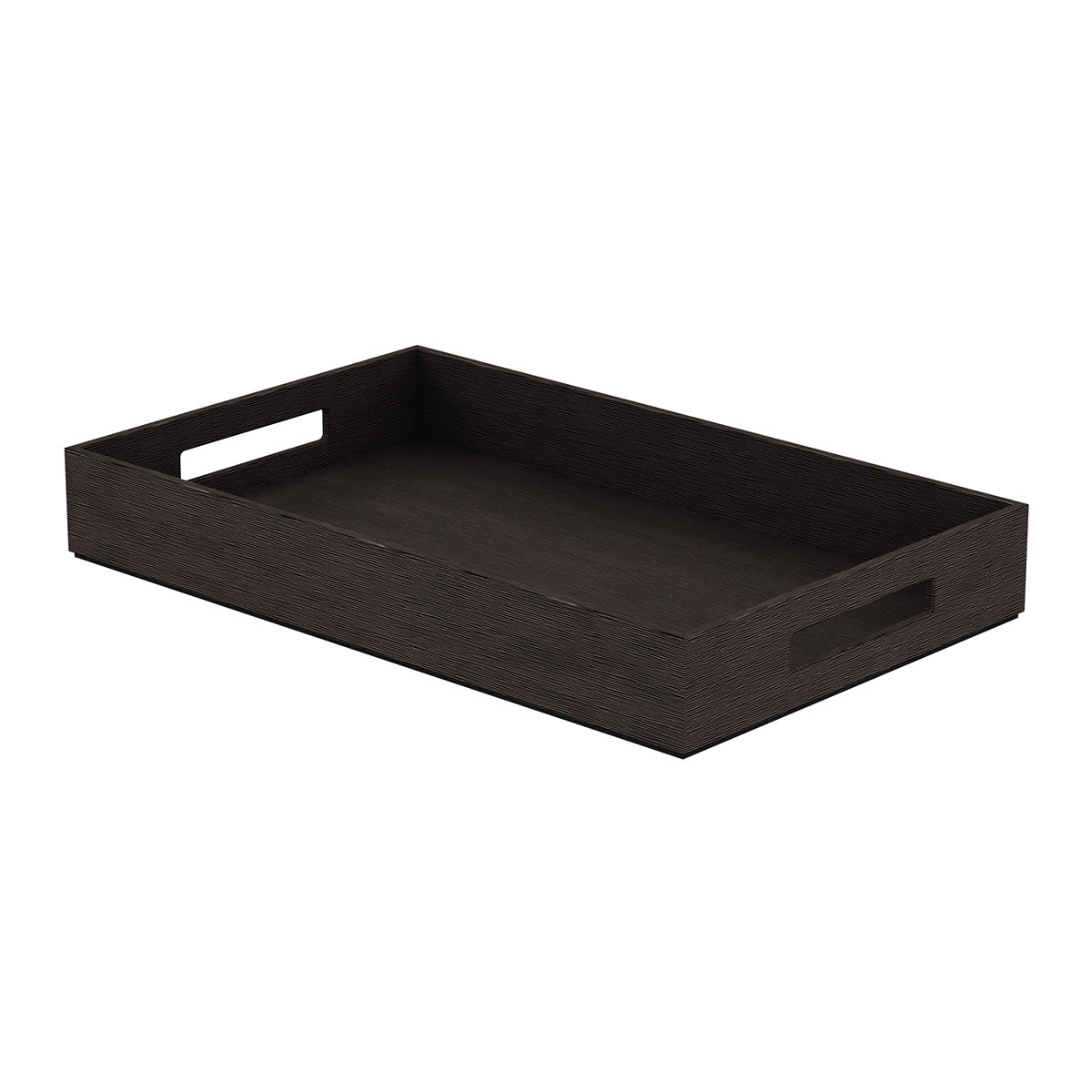 Service Tray with Handles - Wave Texture Leather Match - Signature Collection