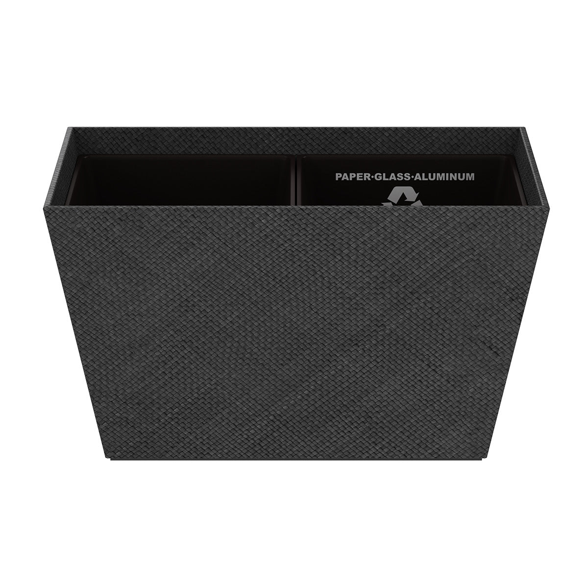 Tapered Recycling Bin w/ Plastic Liners - Pandan - Signature Collection