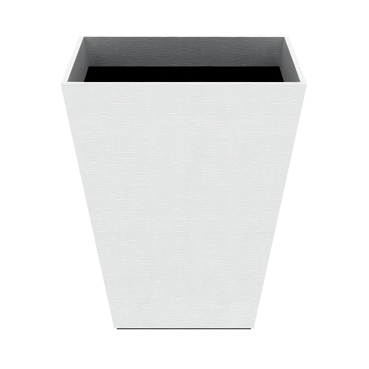 Pyramid Wastebasket - Wave Textured Leather Match - Quick Ship