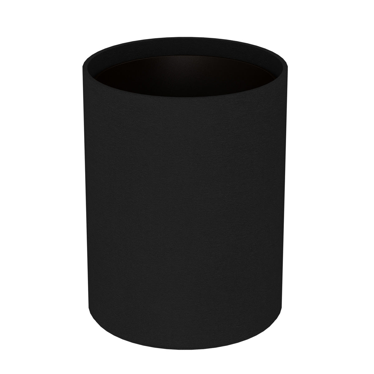 Cylinder Wastebasket - Smooth Leather Match - Signature Collection