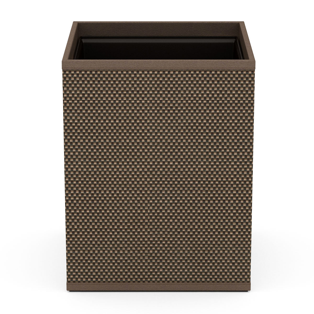 Cube Wastebasket - Broadweave Leather Match - Signature Collection