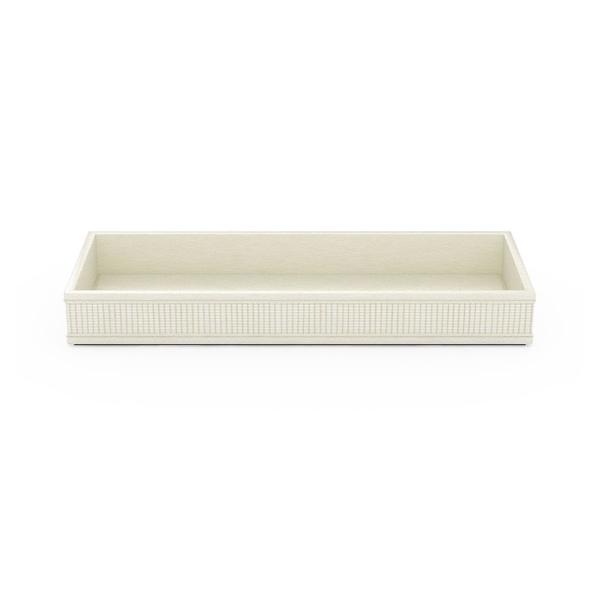 Small Bath Tray - Classic Weave Leather Match - Signature Collection