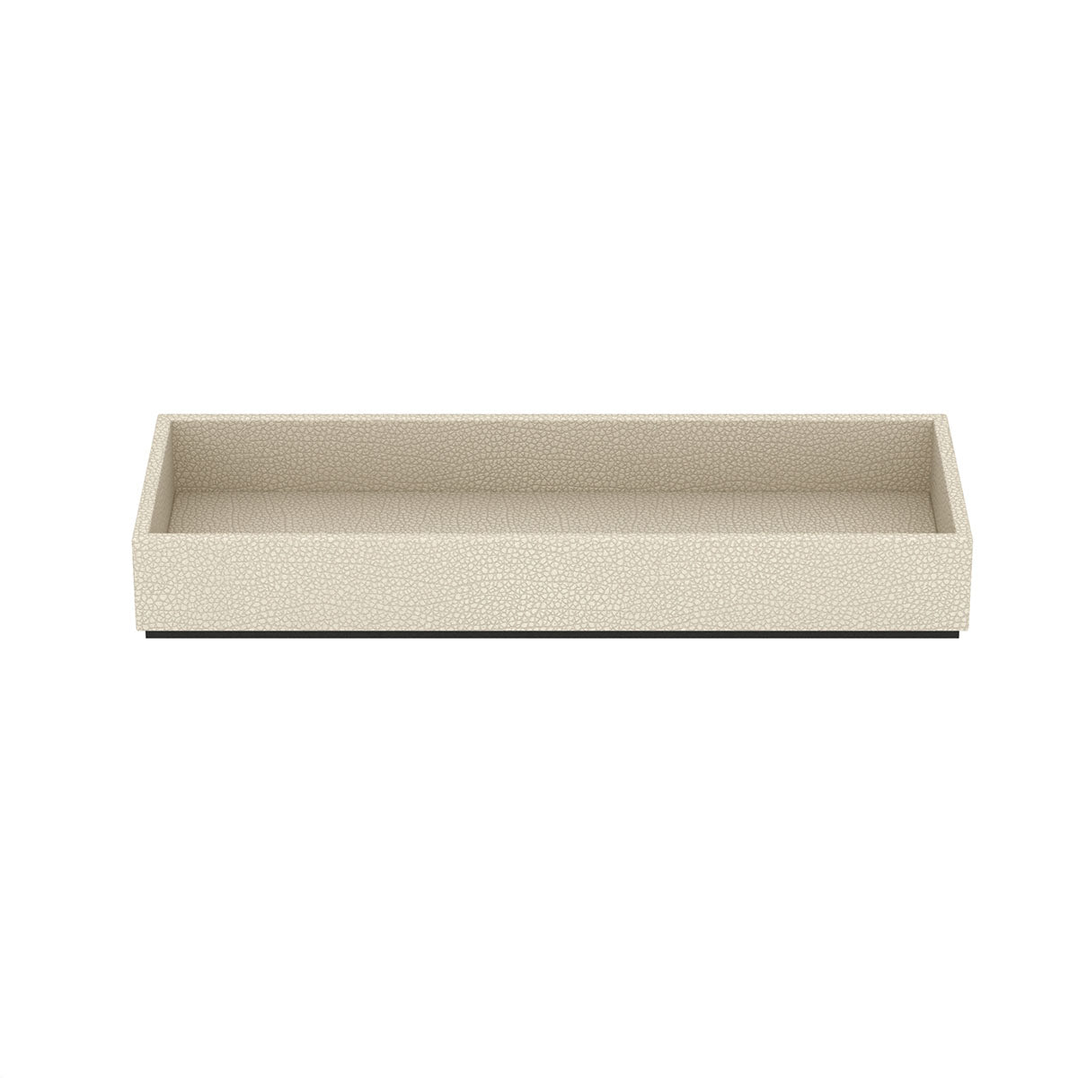 Small Bath Tray - Faux Shagreen Leather Match - Signature Collection