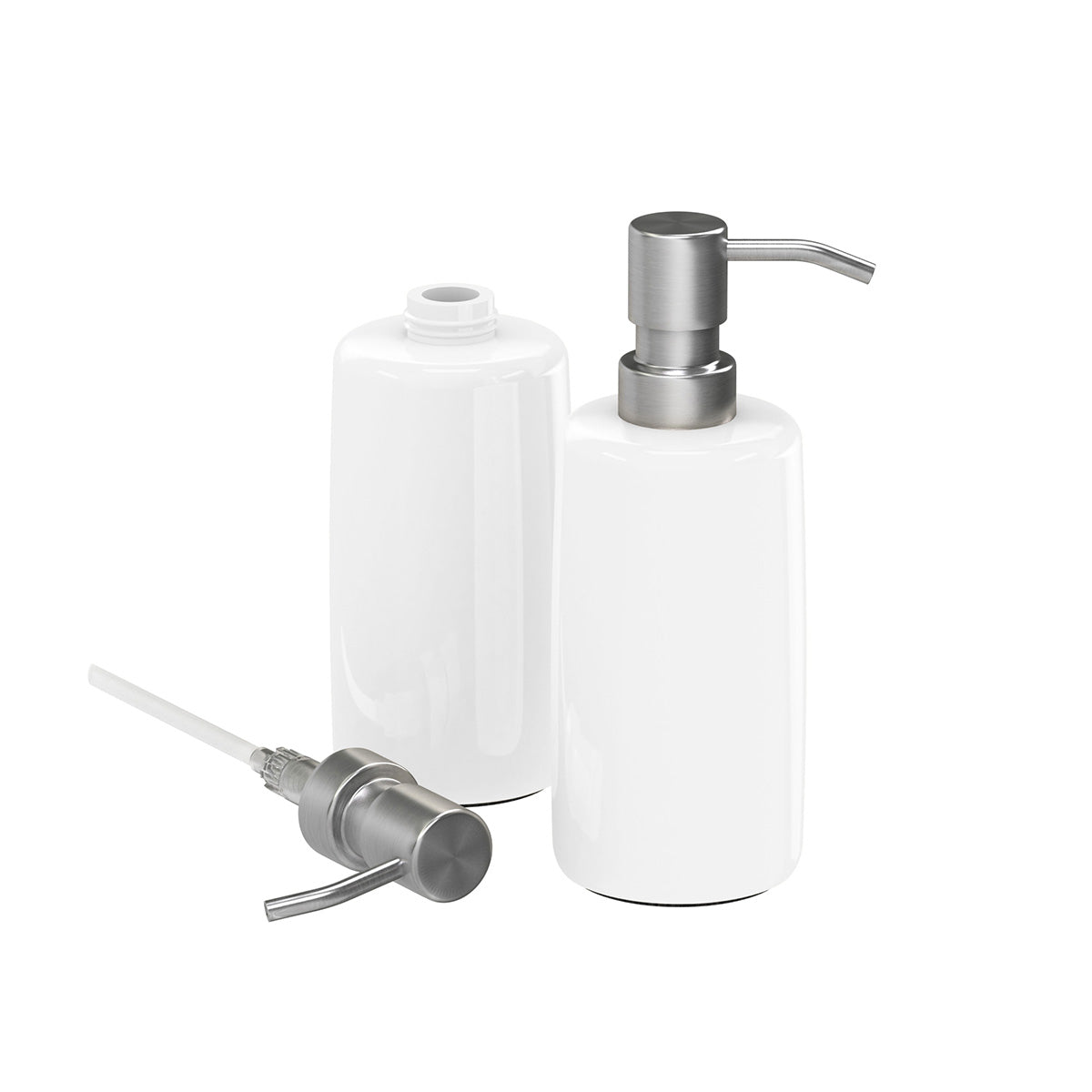 10oz Pump Dispenser, Silver Nozzle - Classic Resin - Signature Collection