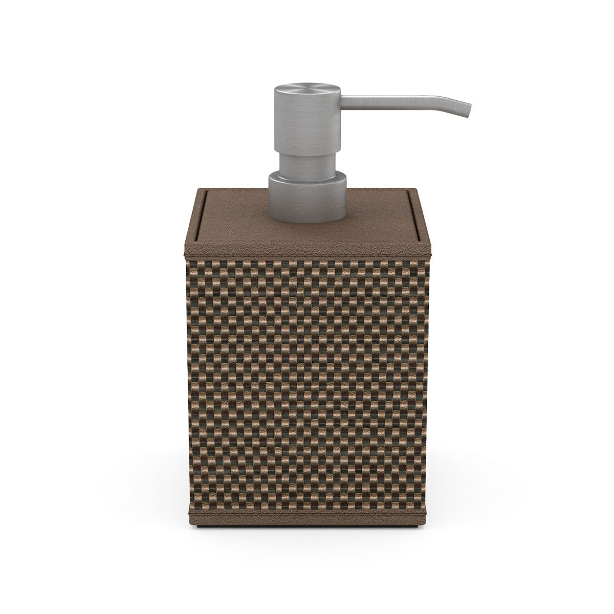 Cube Pump Dispenser - Broadweave Leather Match - Signature Collection
