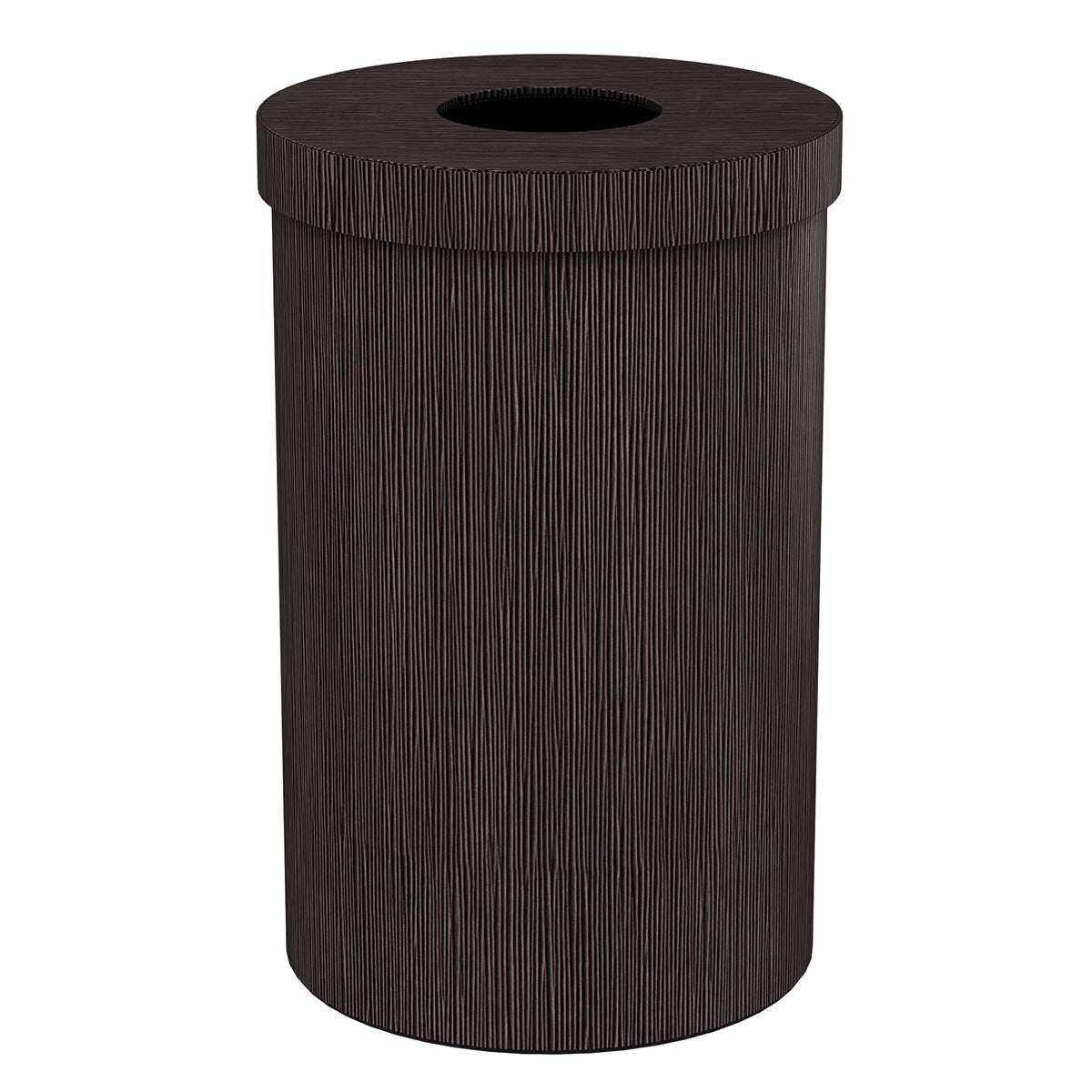 Large Hamper w/ 6" Hole - Wave Texture Leather Match - Signature Collection