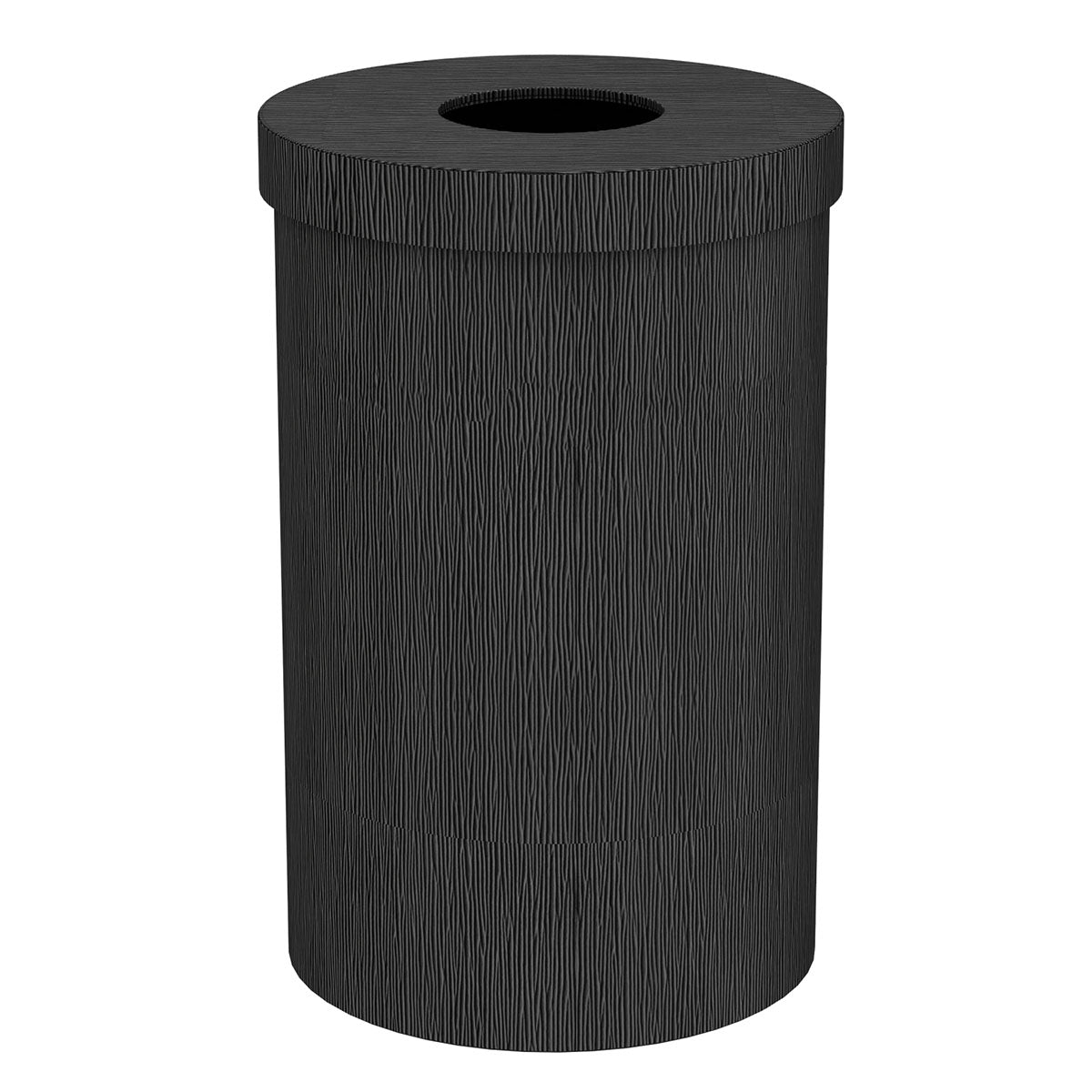 Large Hamper w/ 6" Hole - Wave Texture Leather Match - Signature Collection