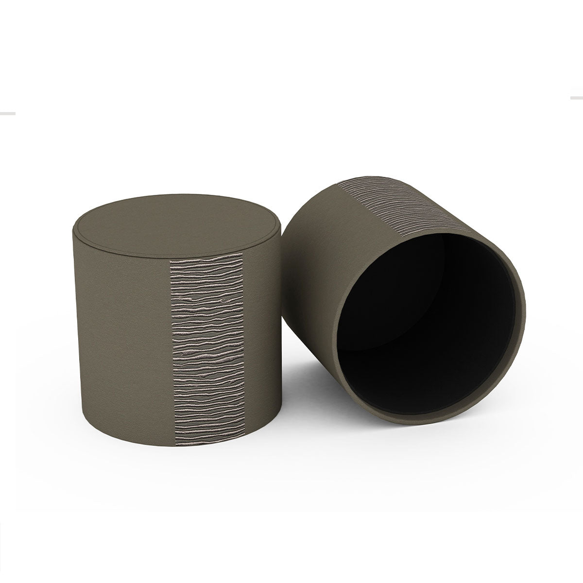 Toilet Paper Cover - Embroidered Leather Match - Signature Collection