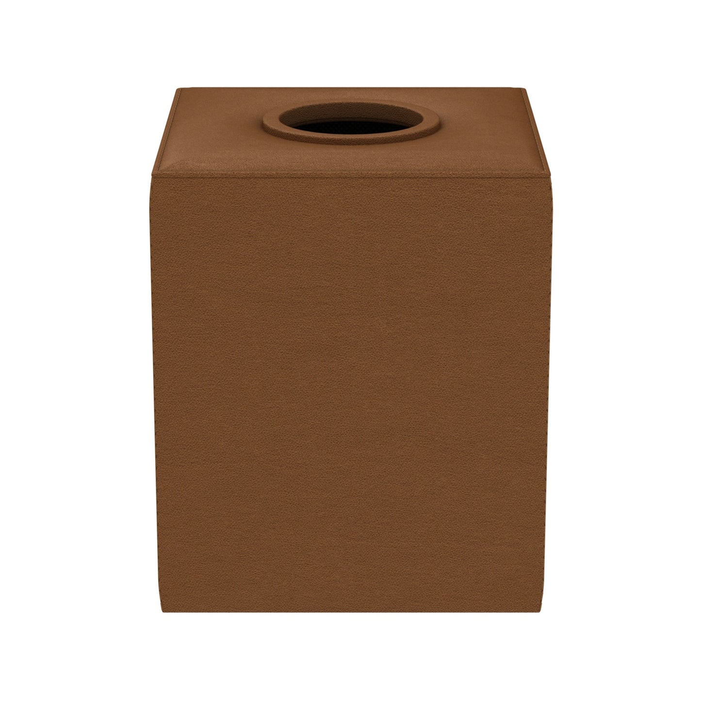 Tissue Box Cover - Smooth Leather Match - Quick Ship