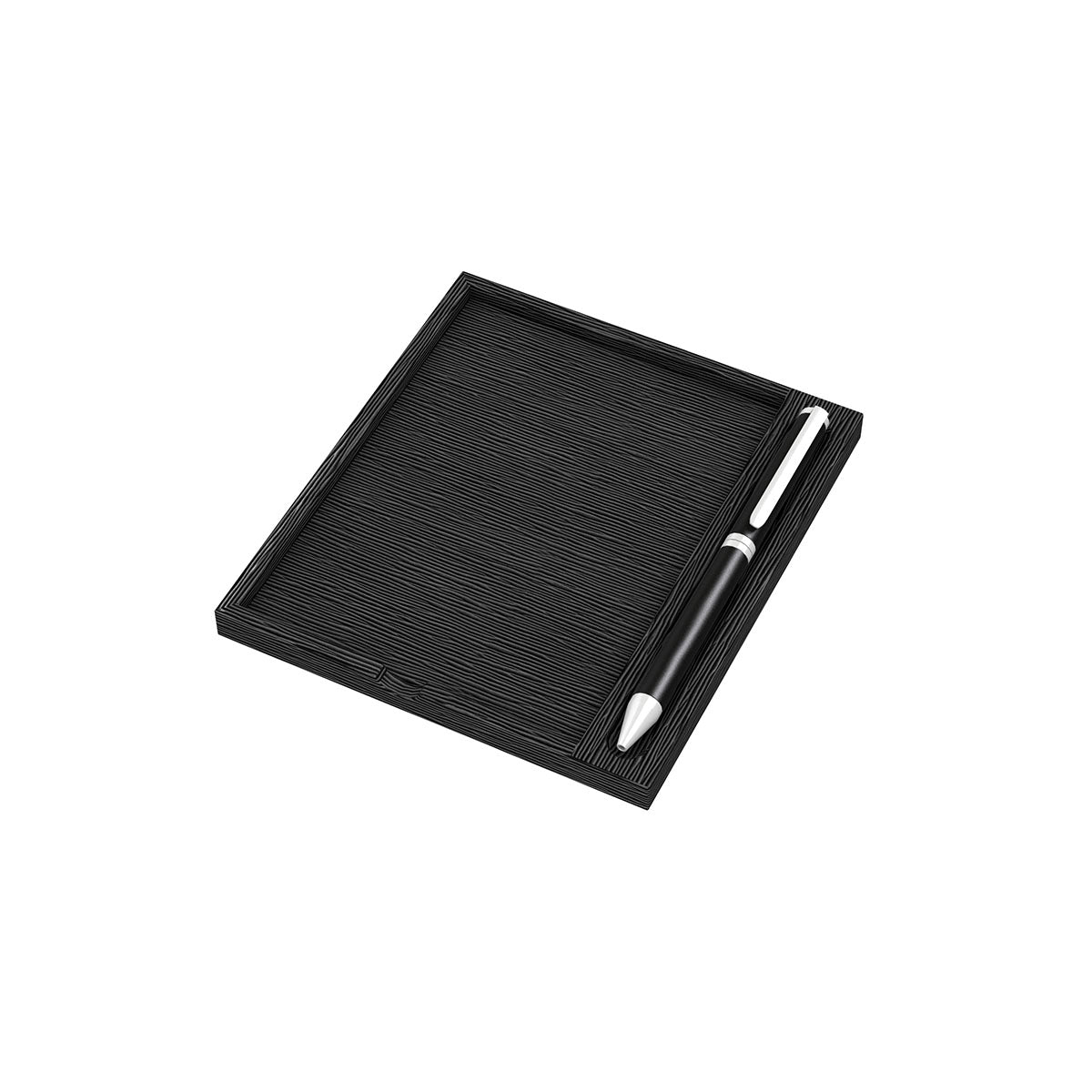 Notepad Holder - Wave Texture Leather Match - Signature Collection