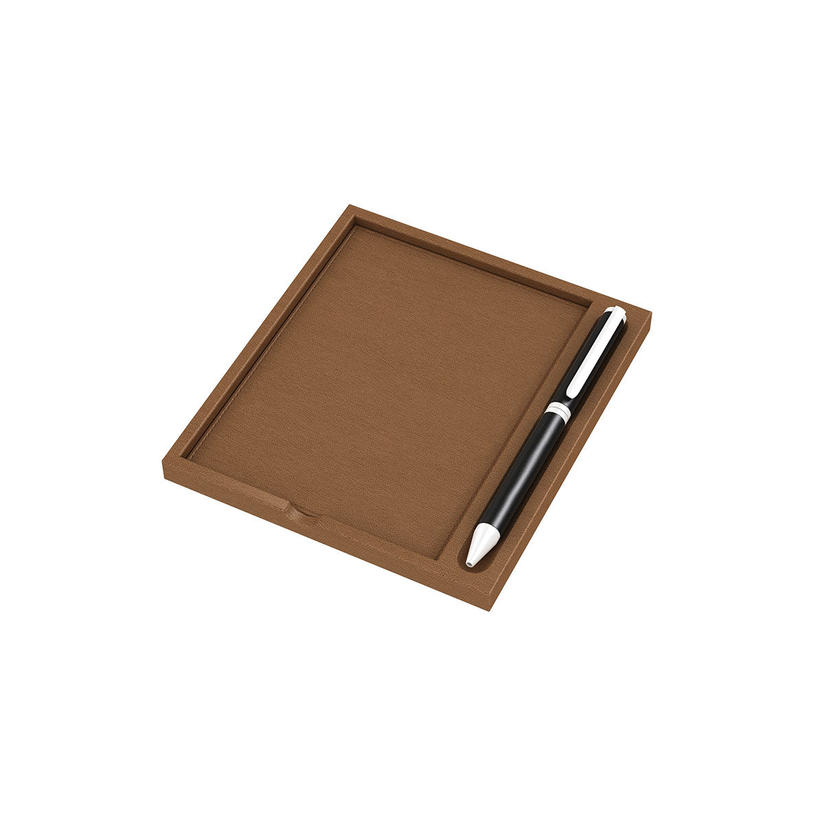 Notepad Holder - Smooth Leather Match - Signature Collection