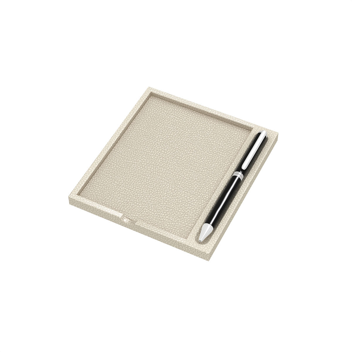 Notepad Holder - Faux Shagreen Leather Match - Signature Collection