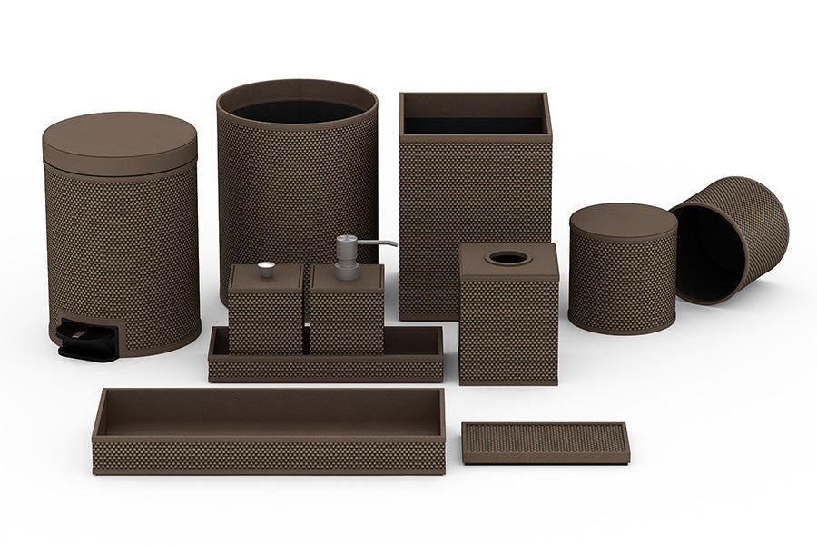 Broadweave Leather Match - Guest Bath