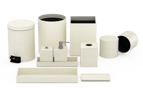 Classic Weave Leather Match - Guest Bath