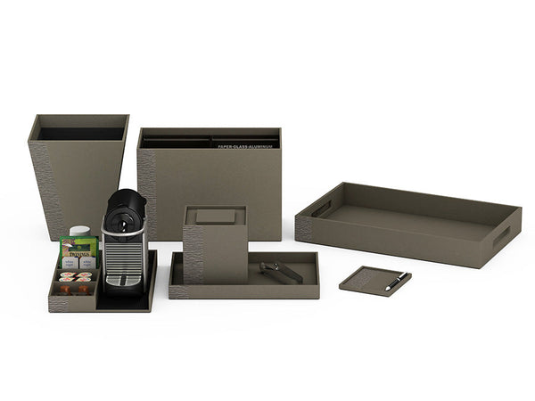 Embroidered Leather Match - Guest Room