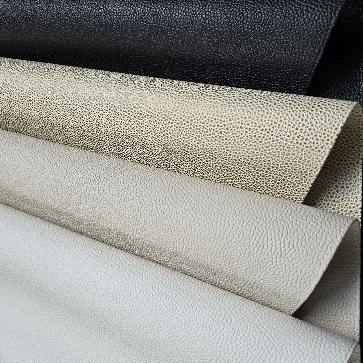 Faux Shagreen Leather Match