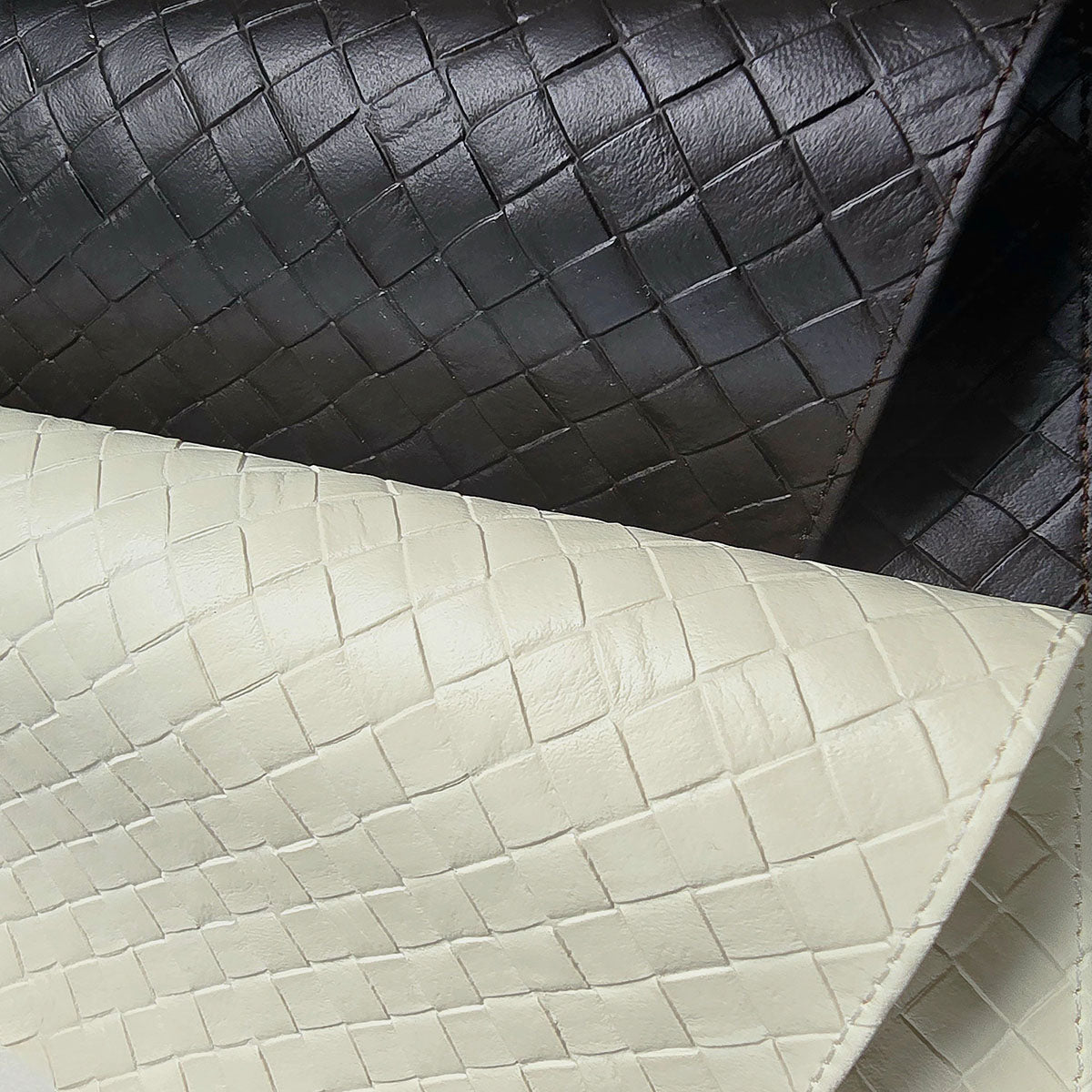Jumbo Woven Embossed Leather Match