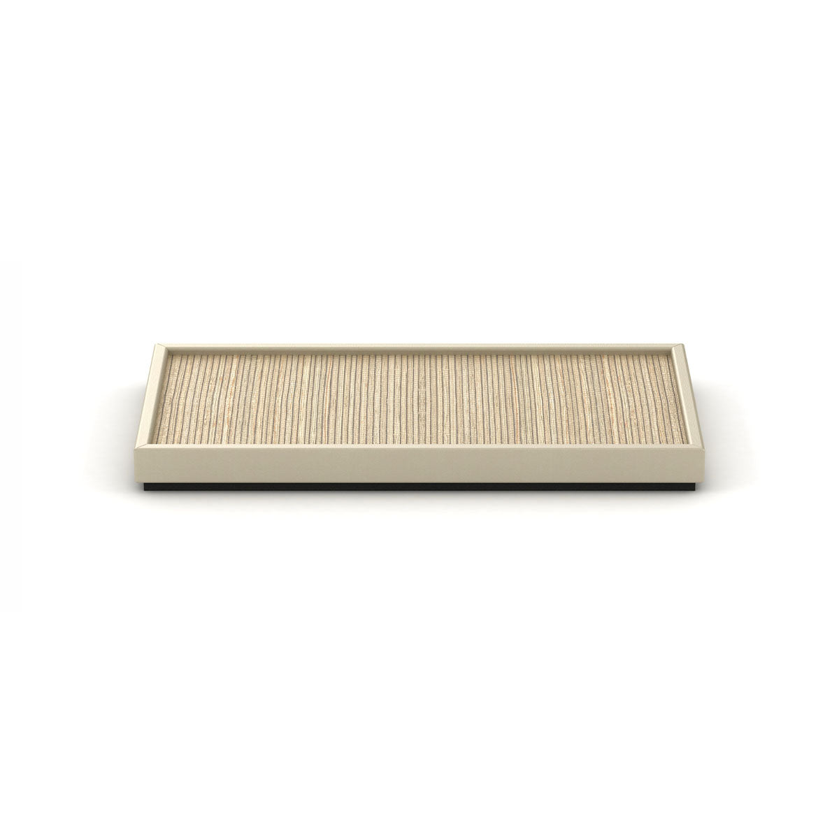 Small Rectangle Platform Tray w/ Trim - Classic Mendong - Signature Collection - (for Classic Mendong w/Wood Trim)