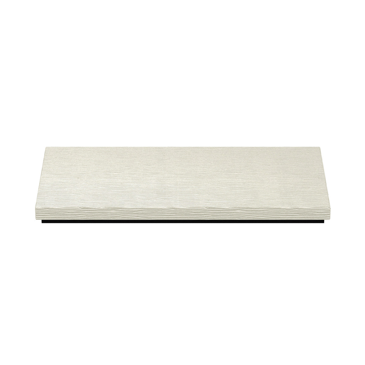 Small Rectangle Platform Tray - Wave Texture Leather Match - Signature Collection