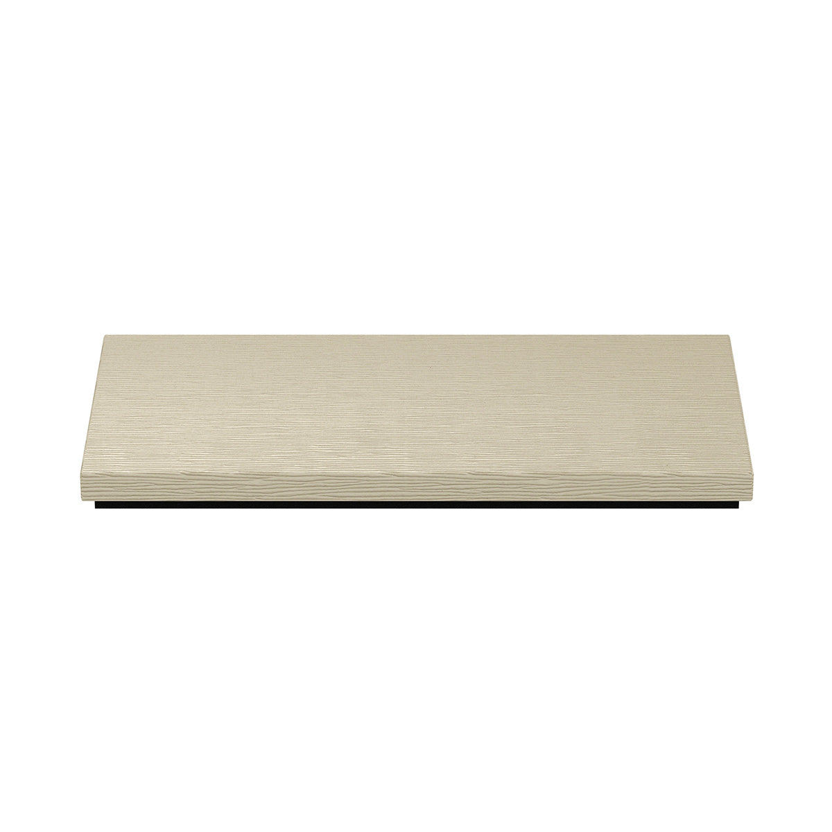 Small Rectangle Platform Tray - Wave Texture Leather Match - Signature Collection