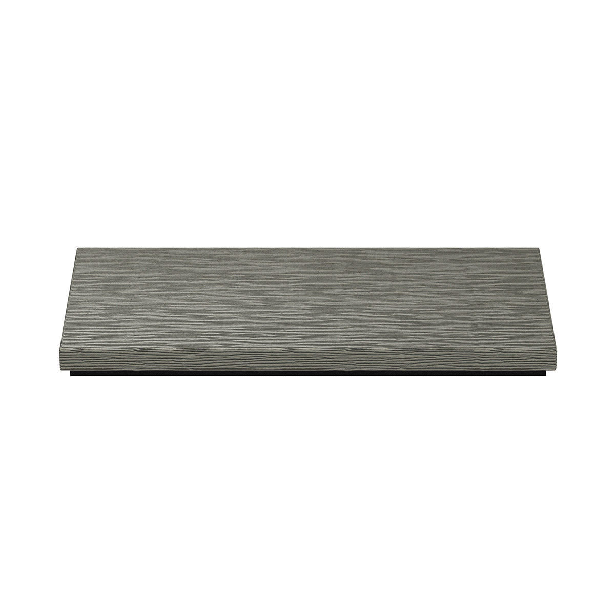 Small Rectangle Platform Tray - Wave Texture Leather Match - Signature Collection