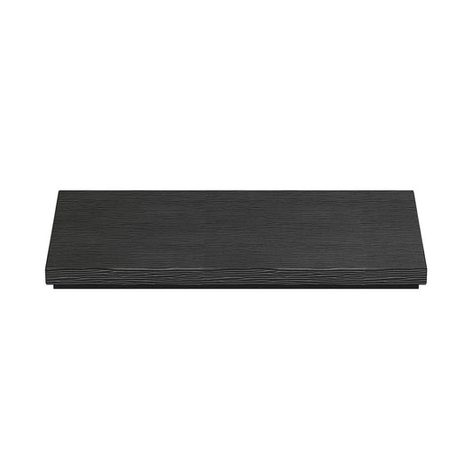 Small Rectangle Platform Tray - Wave Texture Leather Match - Signature Collection