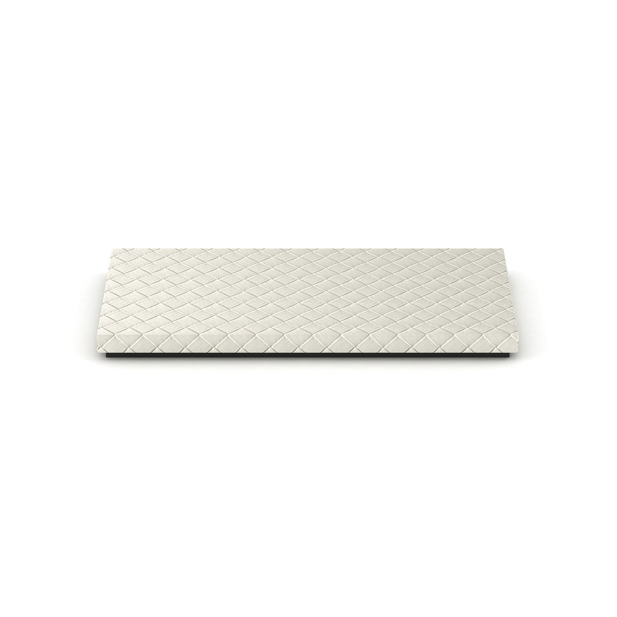 Small Rectangle Platform Tray - Jumbo Woven Embossed Leather Match - Signature Collection