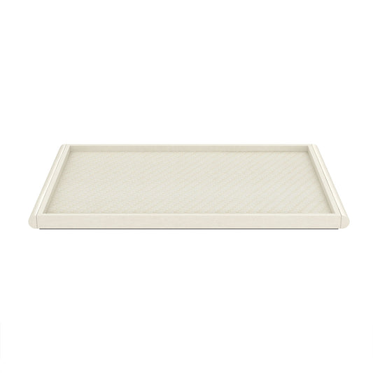 Small Rectangle Service Tray with Handles - Plaited Polyweave - Signature Collection