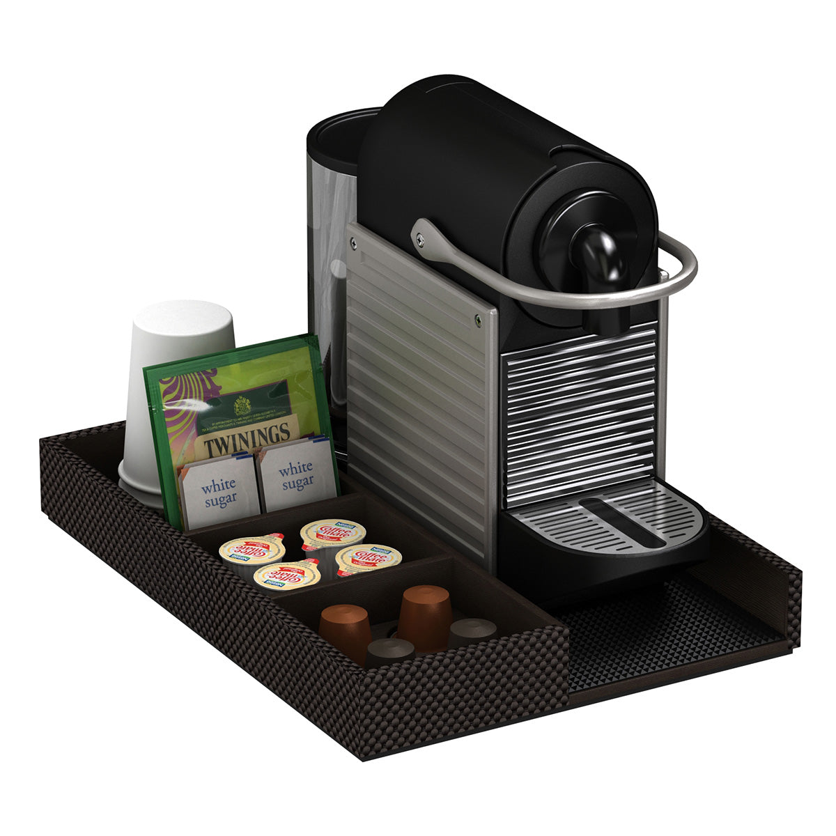 Coffee Machine and Condiment Tray - Broadweave Woven Foam - Signature Collection