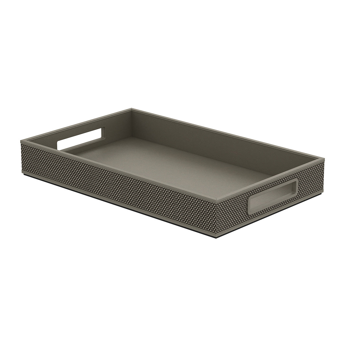 Service Tray with Handles - Broadweave Leather Match - Signature Collection