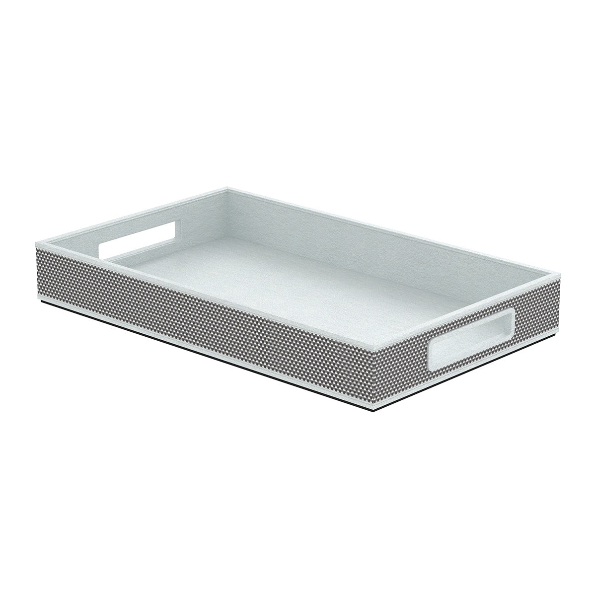 Service Tray with Handles - Broadweave Leather Match - Signature Collection