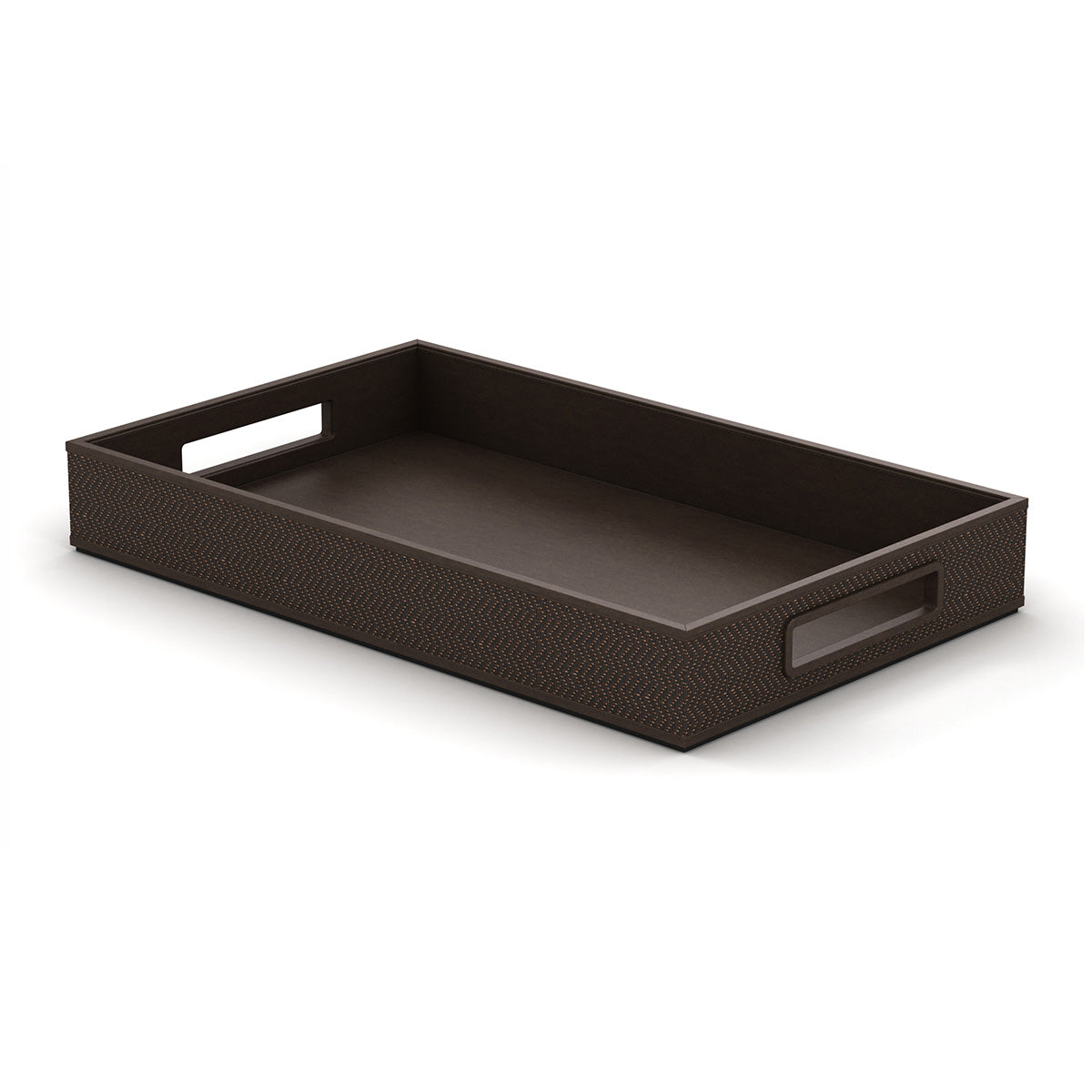 Service Tray with Handles - Chevron Mendong - Signature Collection