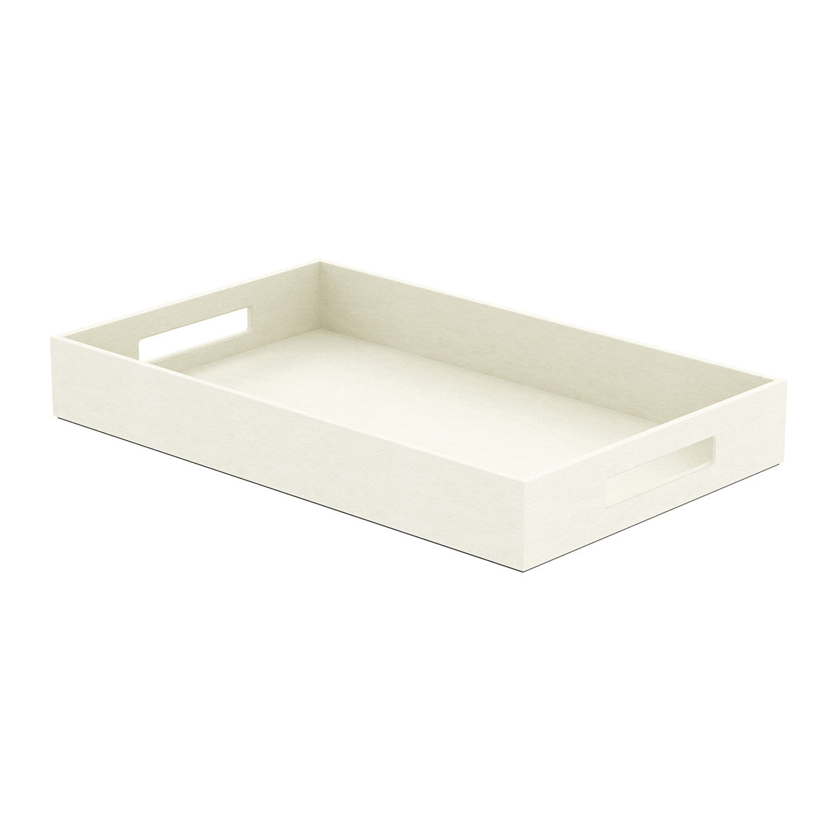 Service Tray with Handles - Smooth Leather Match - Signature Collection