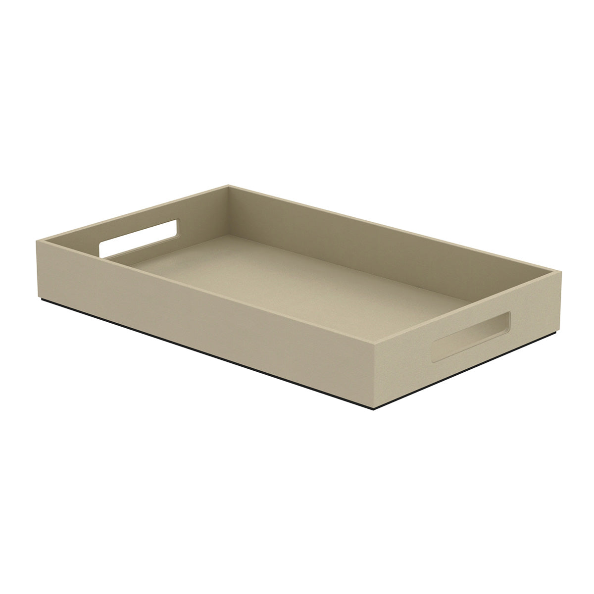 Service Tray with Handles - Smooth Leather Match - Signature Collection