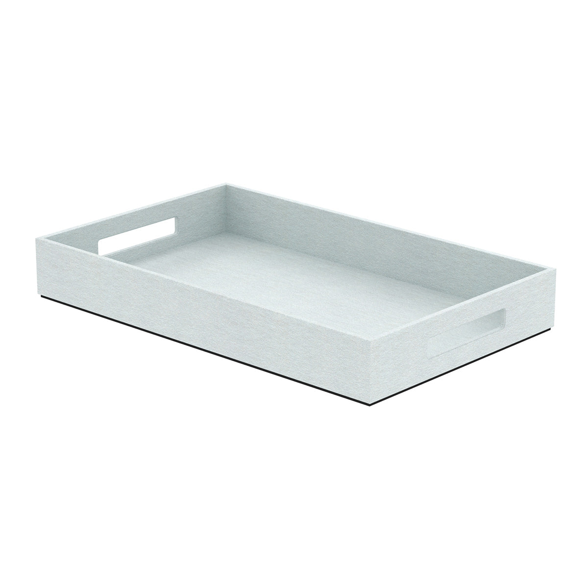 Service Tray with Handles - Smooth Leather Match - Signature Collection