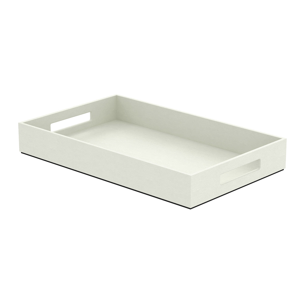 Service Tray with Handles - Smooth Leather Match - Signature Collection
