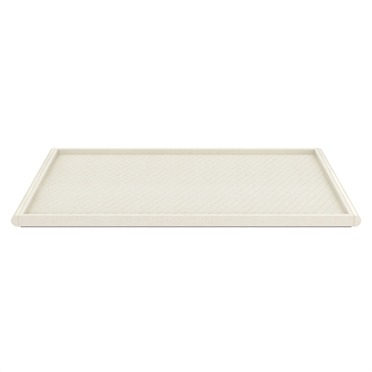 Large Rectangle Service Tray w/ Handles - Plaited Polyweave - Signature Collection