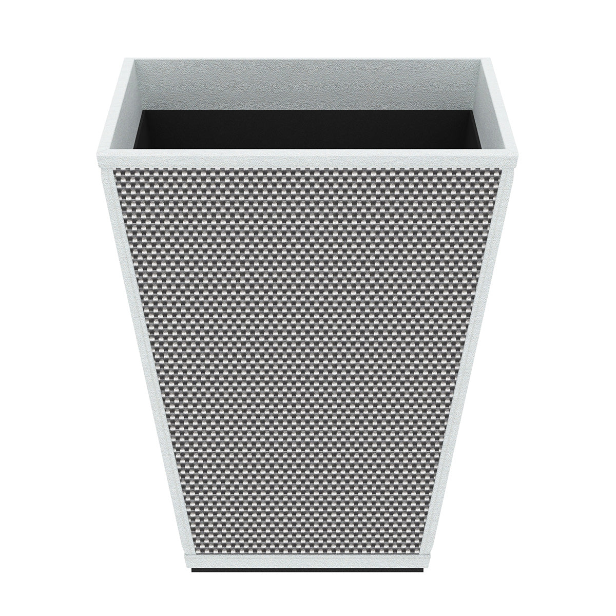 Pyramid Wastebasket - Broadweave Leather Match - Signature Collection