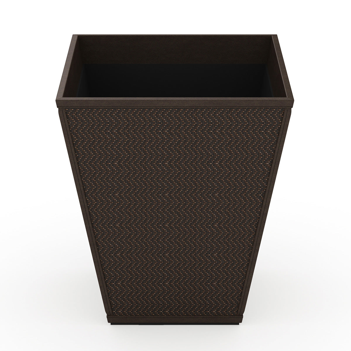 Pyramid Wastebasket - Chevron Mendong - Signature Collection