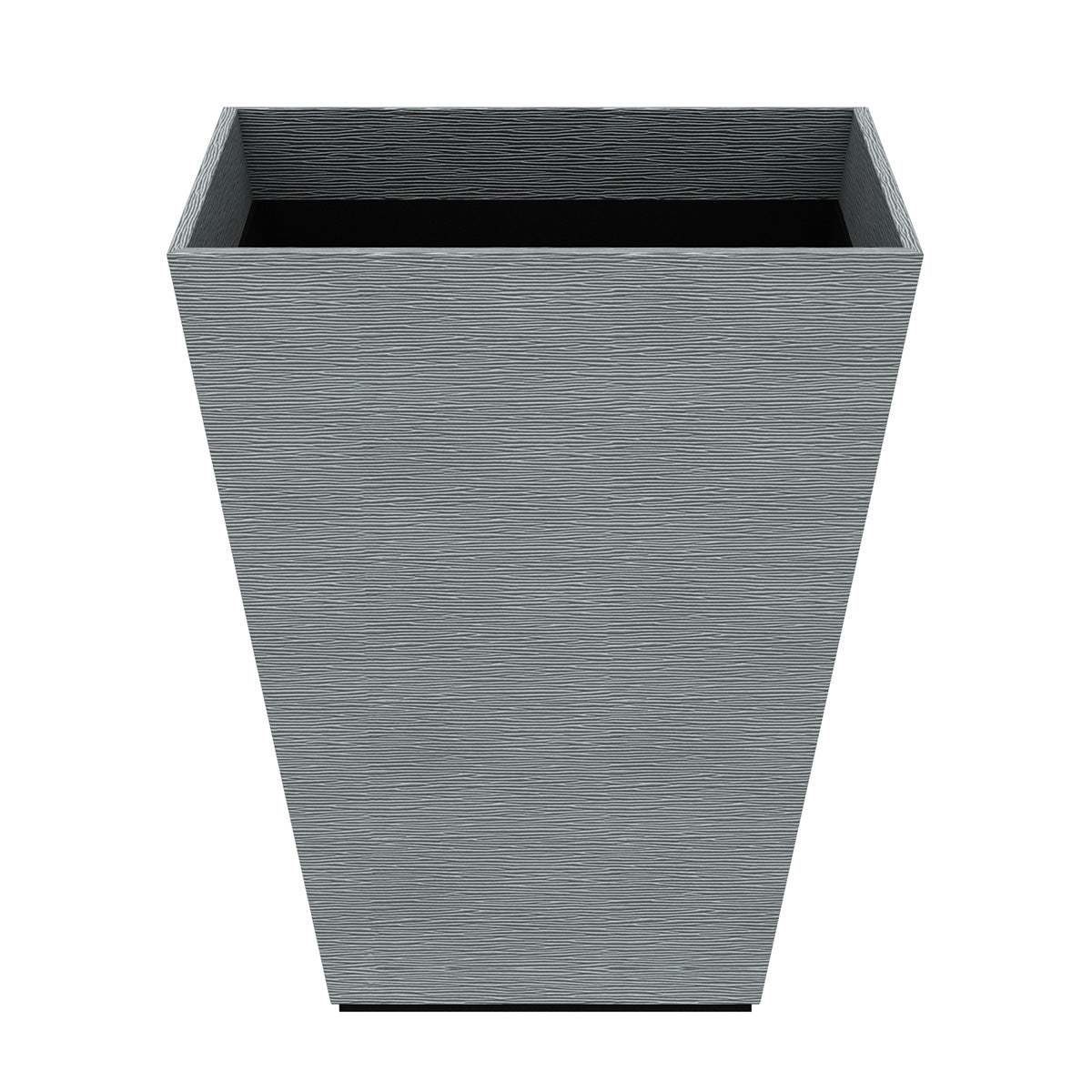 Pyramid Wastebasket - Wave Texture Leather Match - Signature Collection