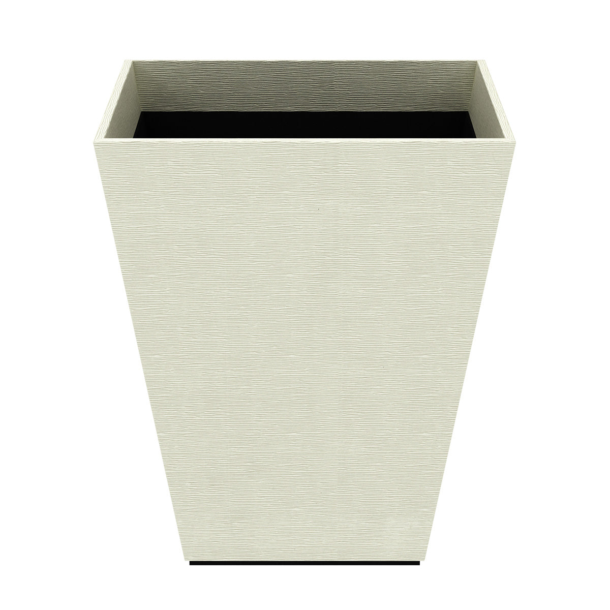 Pyramid Wastebasket - Wave Texture Leather Match - Signature Collection