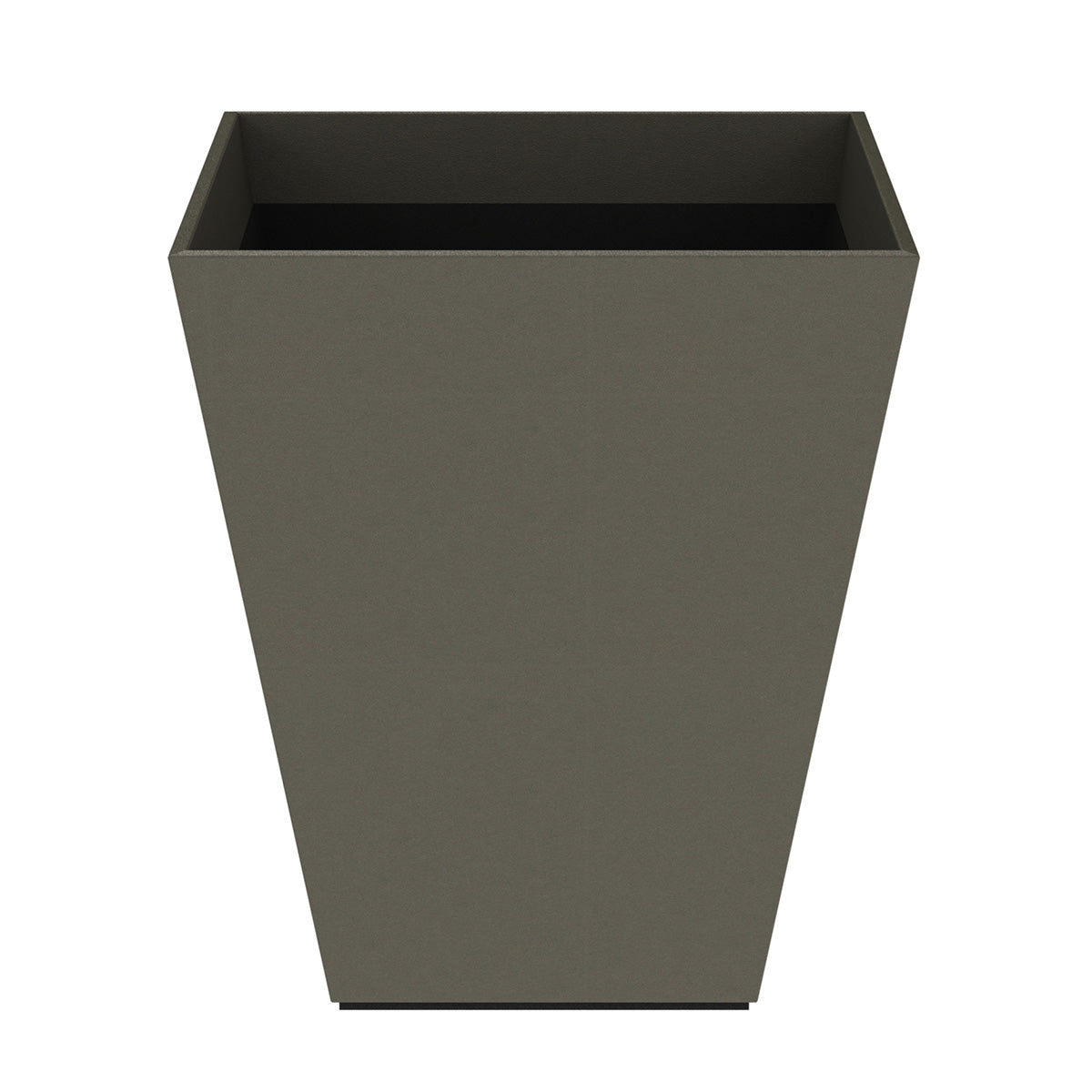 Pyramid Wastebasket - Smooth Leather Match - Signature Collection