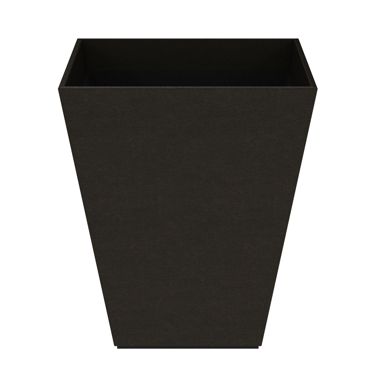 Pyramid Wastebasket - Smooth Leather Match - Signature Collection